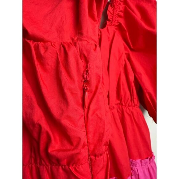 English Factory Two Tone Sweetheart Mini Dress Sz. M - Picture 8 of 8